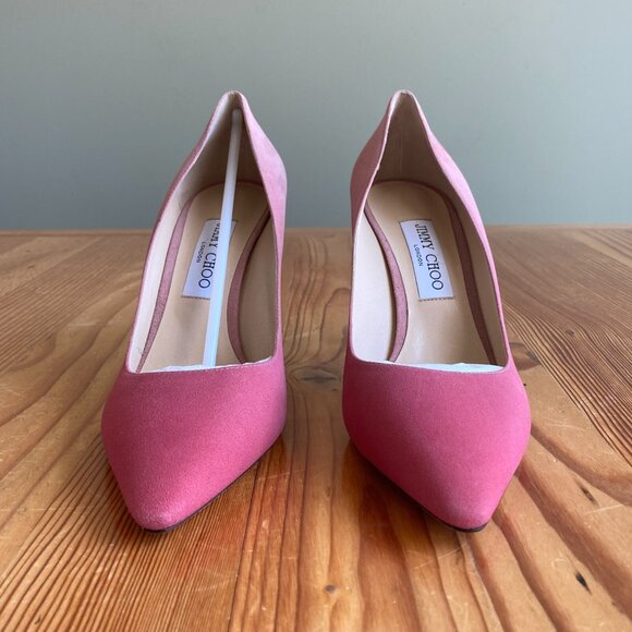 immy Choo Pink Degrade Romy Pointed Toe Pumps - Picture 3 of 6